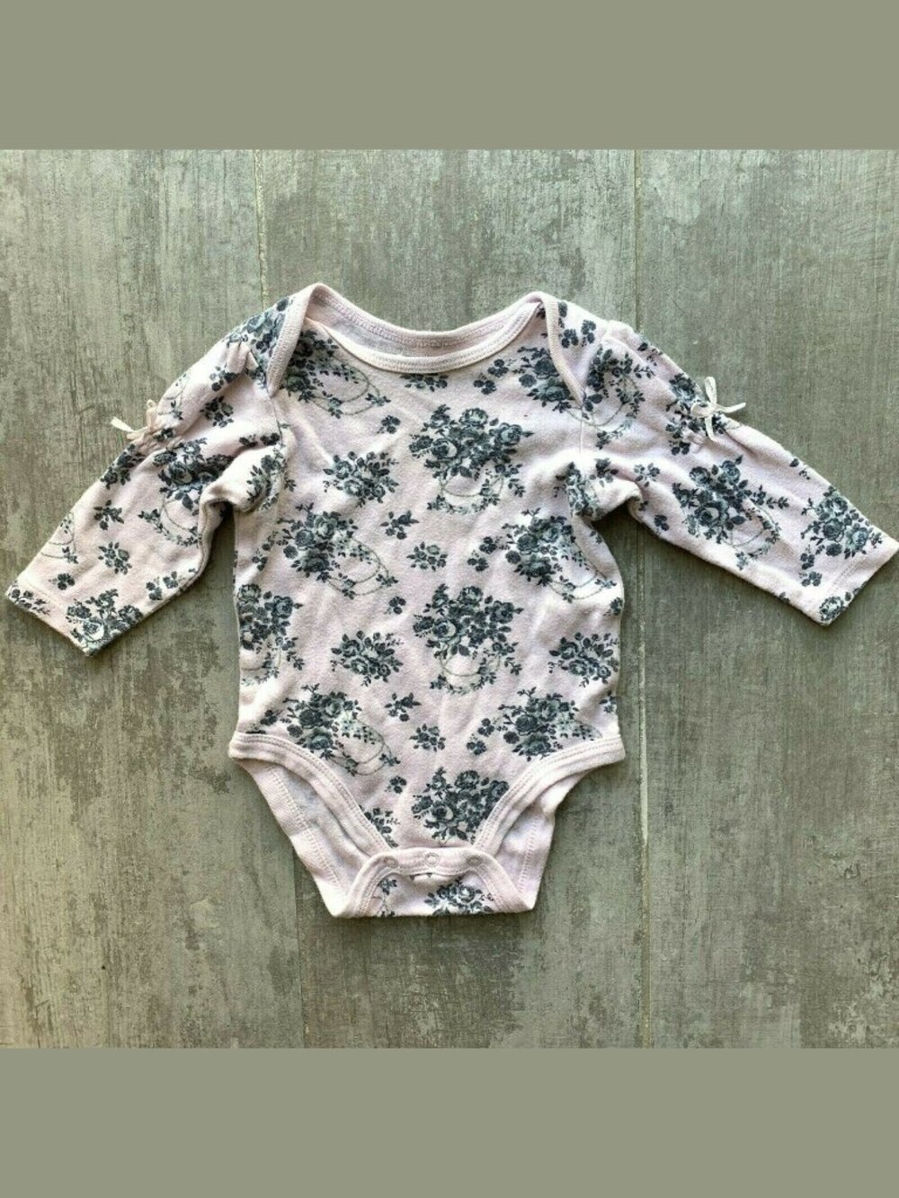 Baby Girl Lavender Bodysuit Romper One-Piece Boho Outfit Boutique 0-3 Months